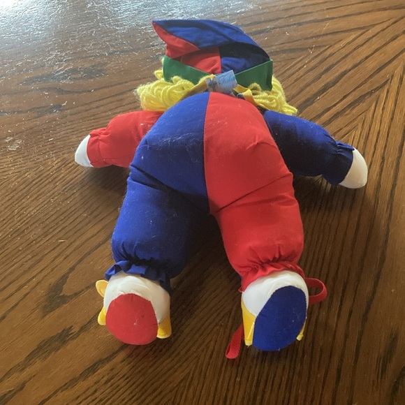 90’s learn and play clown plush primary colors - Picture 2 of 6